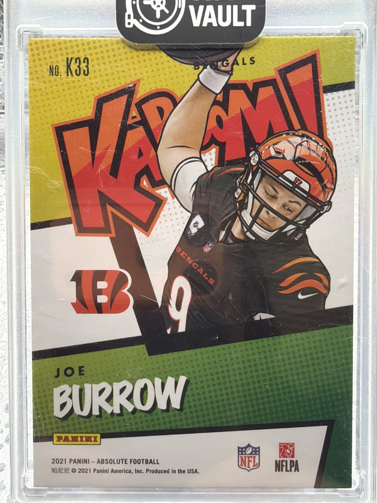 2021 Panini Absolute #K33 Joe Burrow Kaboom