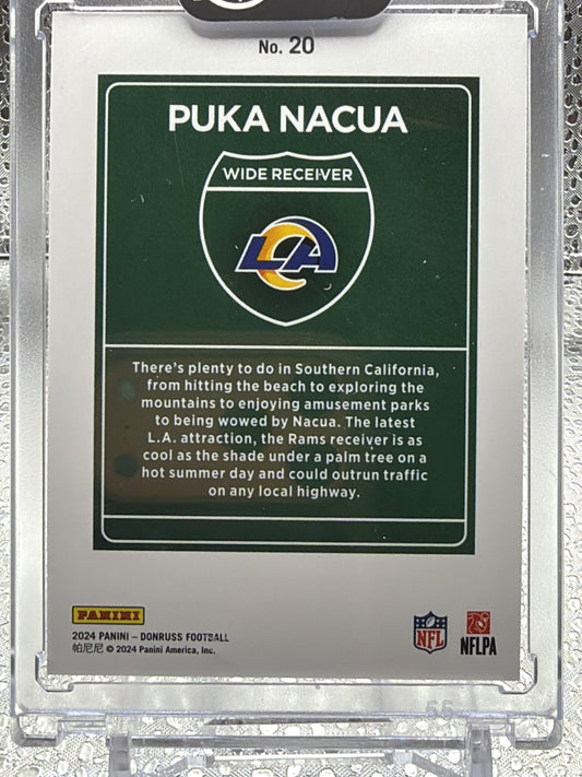 2024 Donruss #20 Puka Nacua Downtown