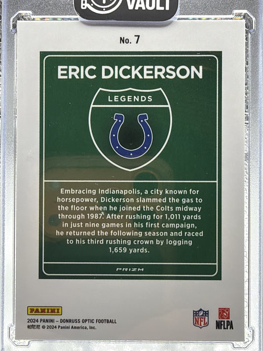 2024 Donruss Optic #7 Eric Dickerson Downtown Legends
