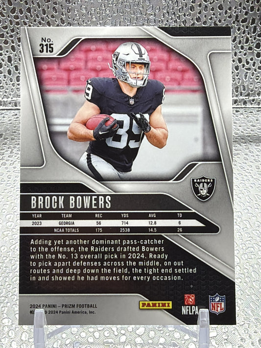 2024 Panini Prizm #315 Brock Bowers