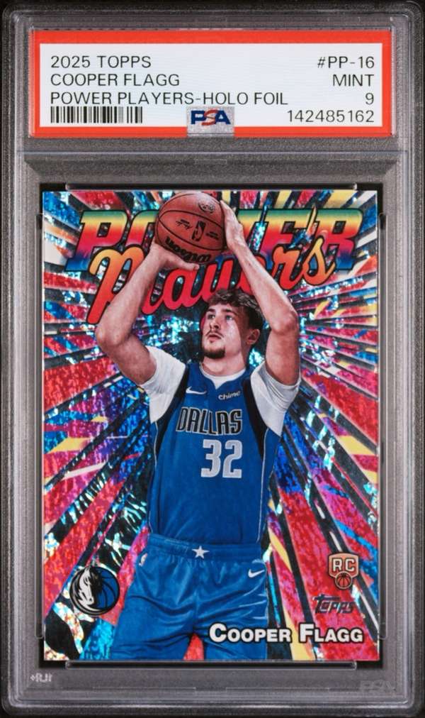 2025 Topps Power Players - Power Players-Holo Foil #PP-16 COOPER FLAGG PSA 9