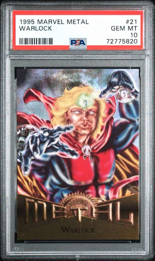 1995 Metal Marvel #21 Warlock 10