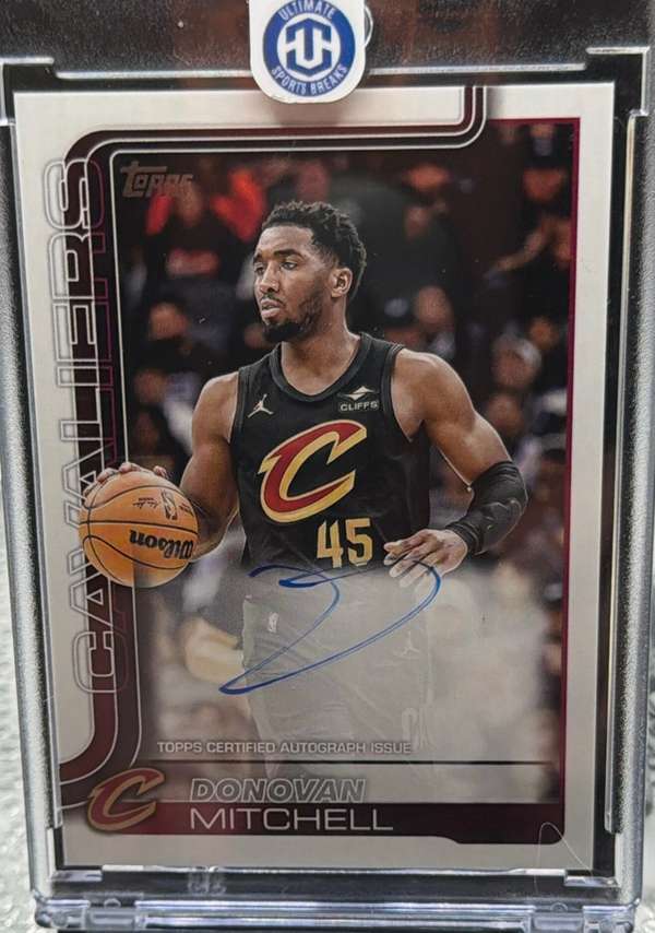 2025-26 Topps - Flagship Real One Autographs #TFRA-DM Donovan Mitchell