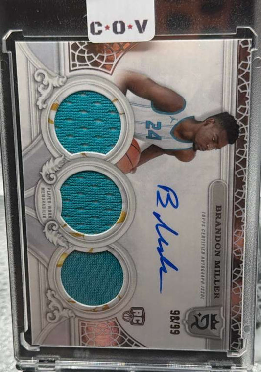 2023-24 Topps Royalty - Superior Jersey Signatures #SJS-BM Brandon Miller