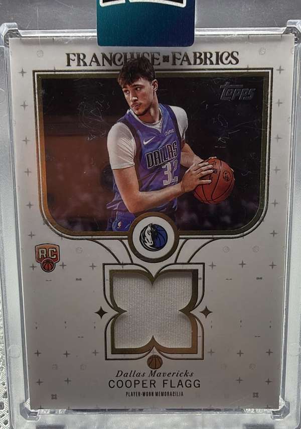 Topps Franchise Fabrics #ffcf Cooper Flagg