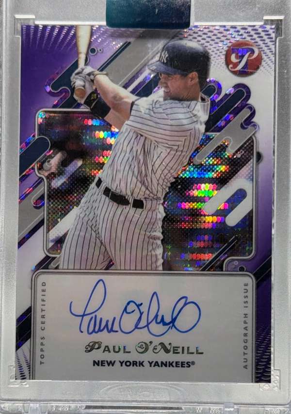 2025 Topps Pristine - Autographs Purple Refractors Paul O'Neill