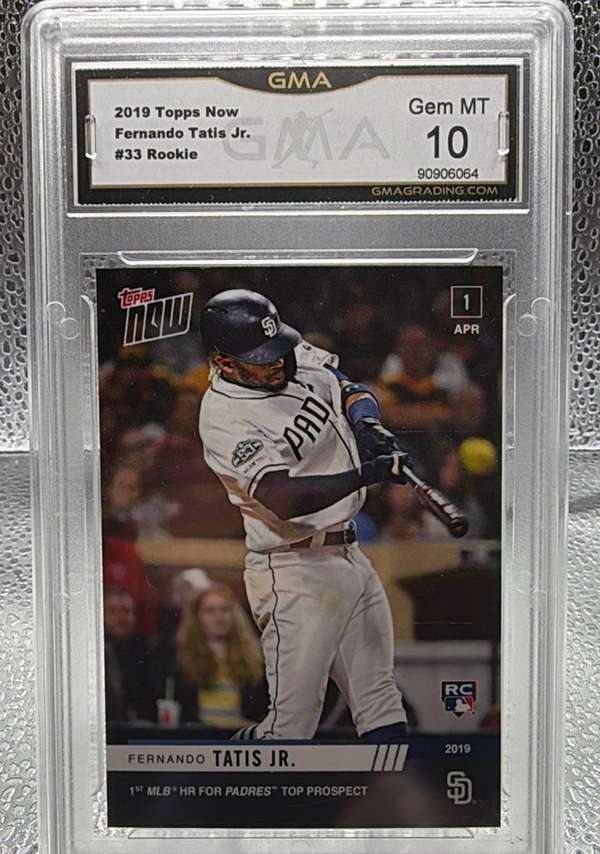 Topps Now ##33 Fernando Tatis Jr. GMA GMA 10 SN90906084