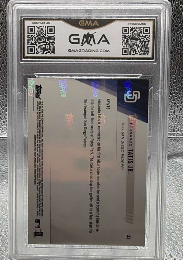 Topps Now ##33 Fernando Tatis Jr. GMA GMA 10 SN90906084