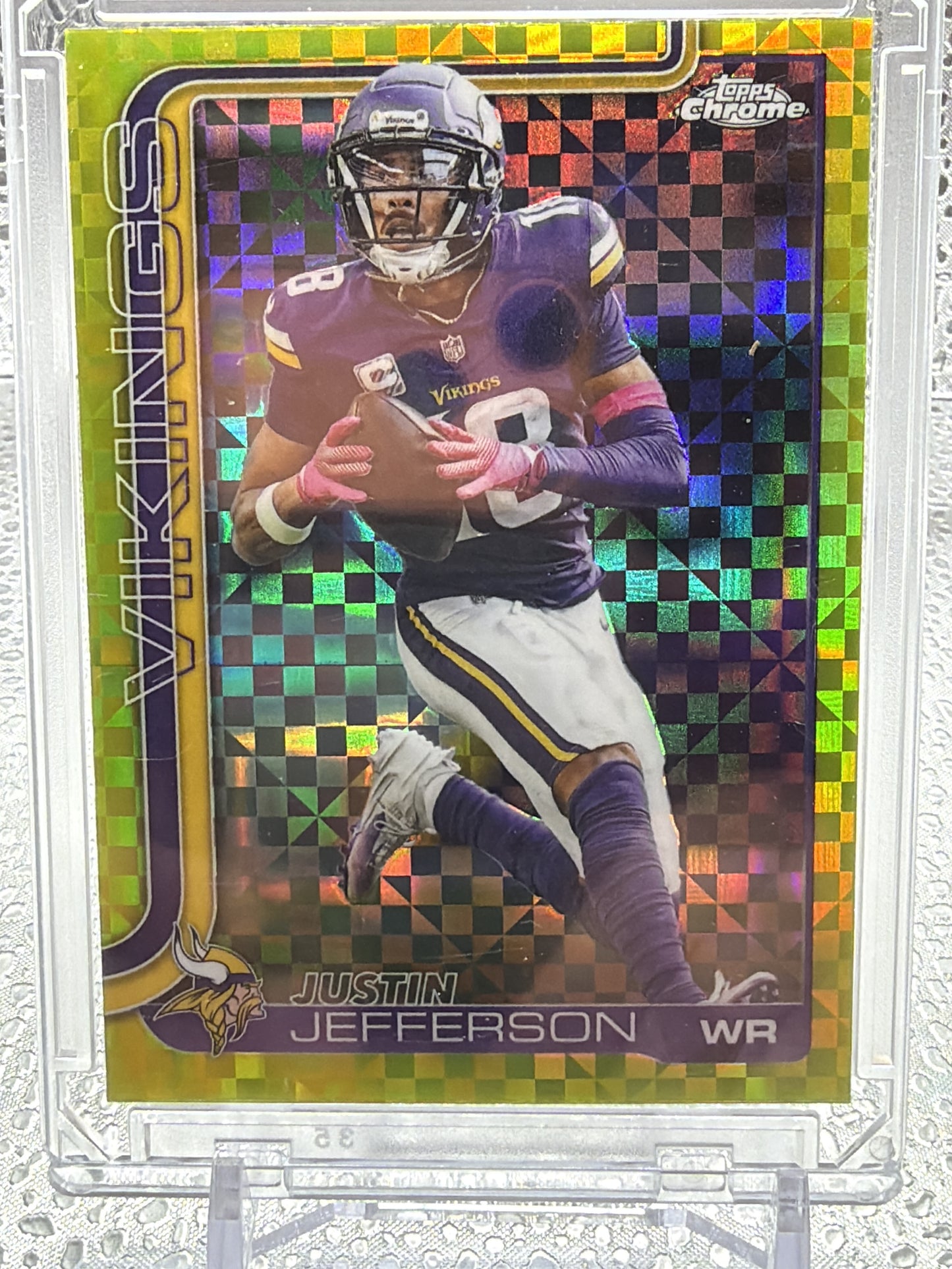 2025 Topps Chrome #195 Justin Jefferson Topps Refractor