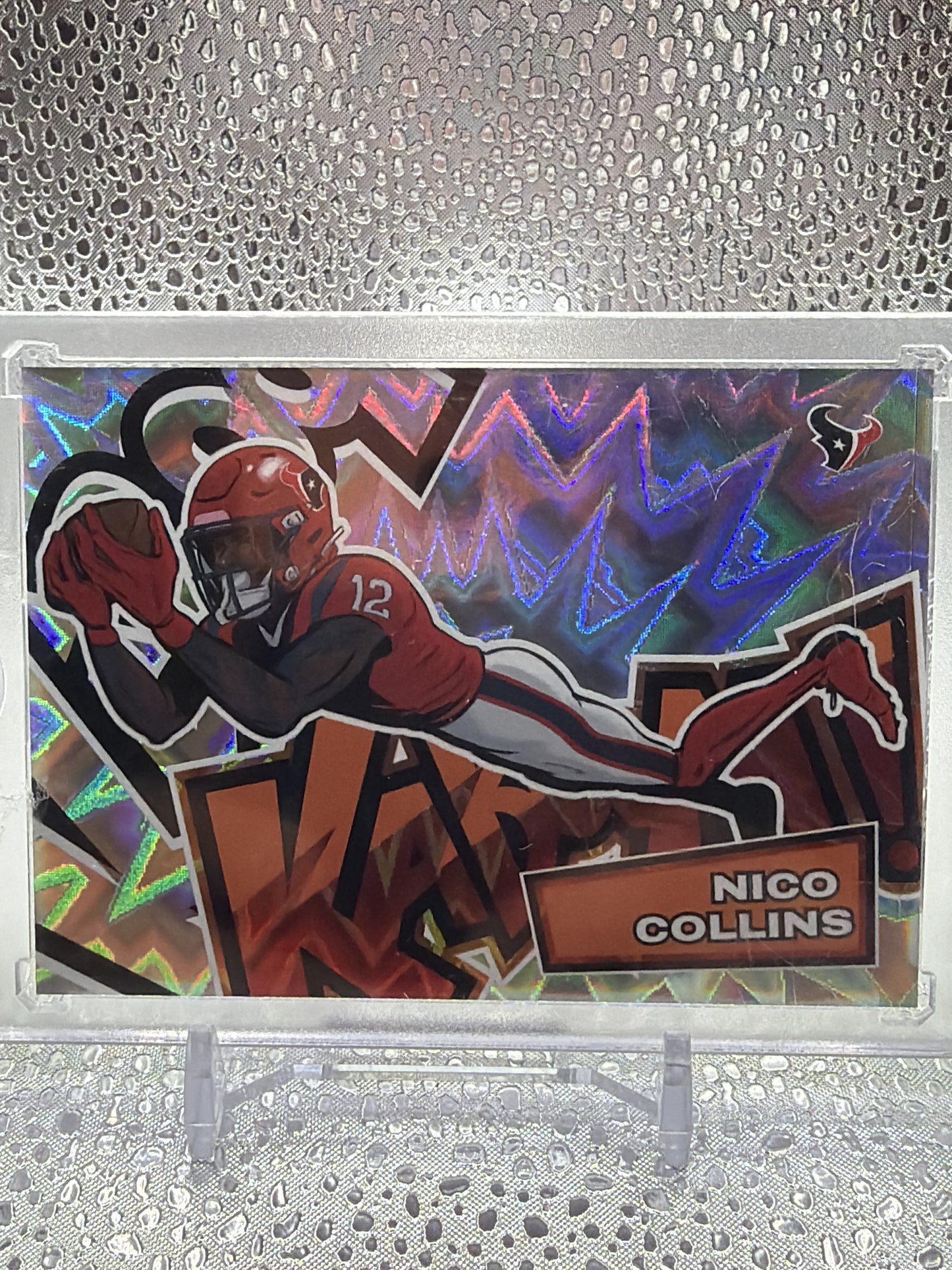 2025 Panini Absolute #28 Nico Collins Kaboom! Horizontal