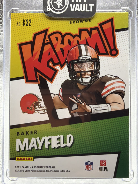 2021 Panini Absolute #K32 Baker Mayfield Kaboom
