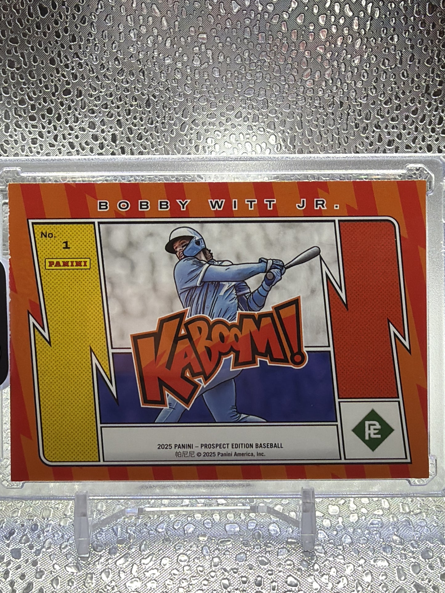 2025 Panini Prospect Edition #1 Bobby Witt Jr. Kaboom!