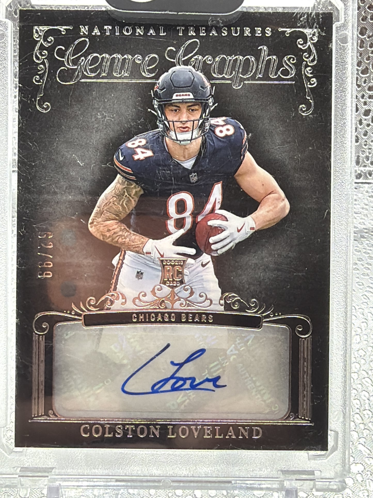 2025 Panini National Treasures #GG-CLD Colston Loveland Genre Graphs #/99