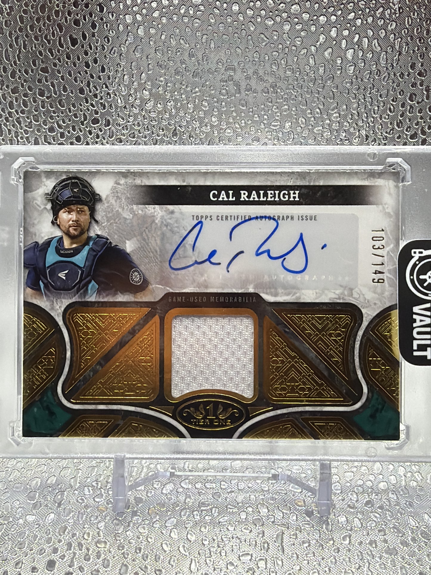 2025 Topps Tier One #AT1R-CR Cal Raleigh Tier One Autographed Relics #/149