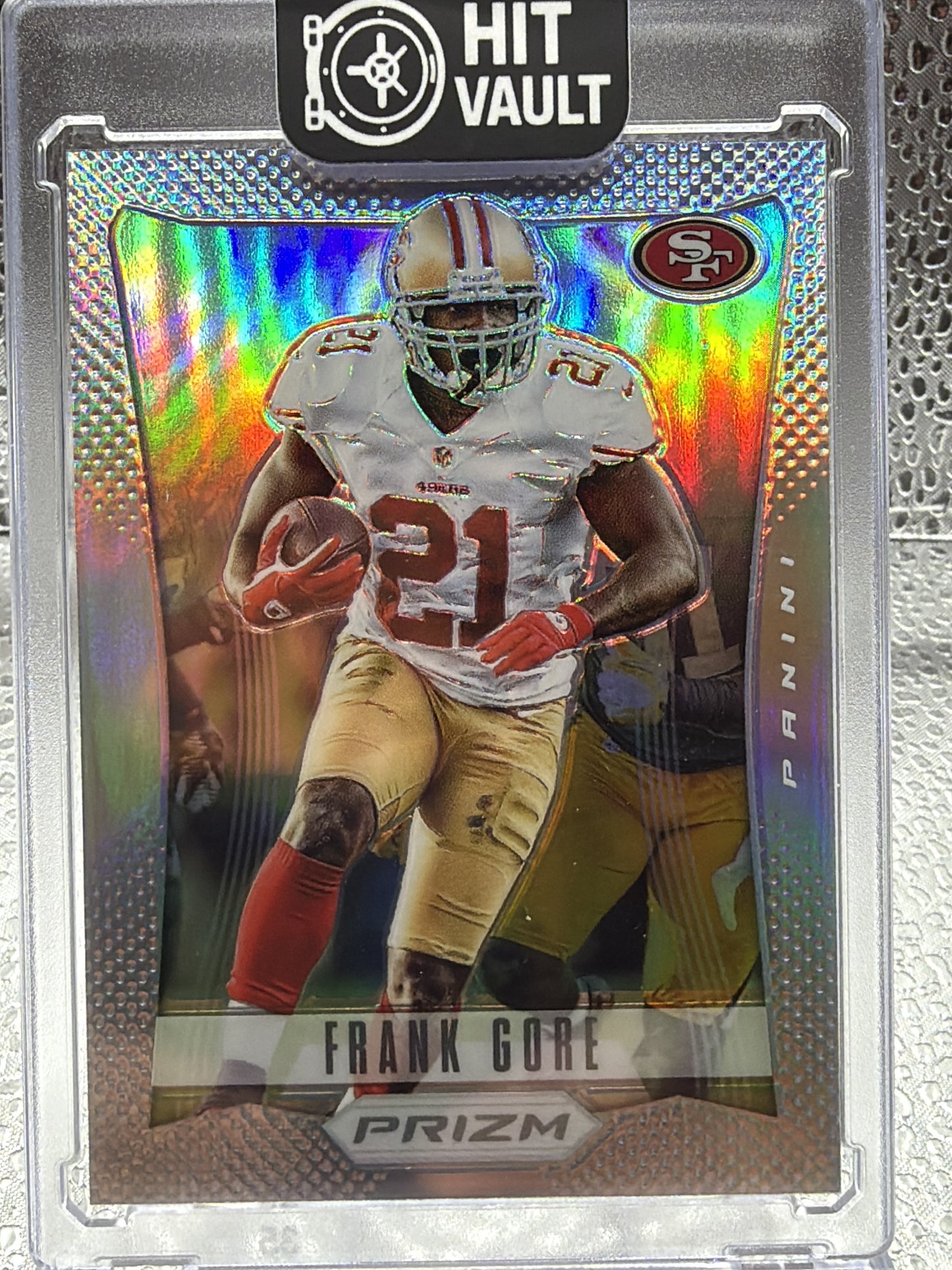 2012 PRIZM SILVER FRANK GORE REFRACTOR SSP SET 49ers HOF